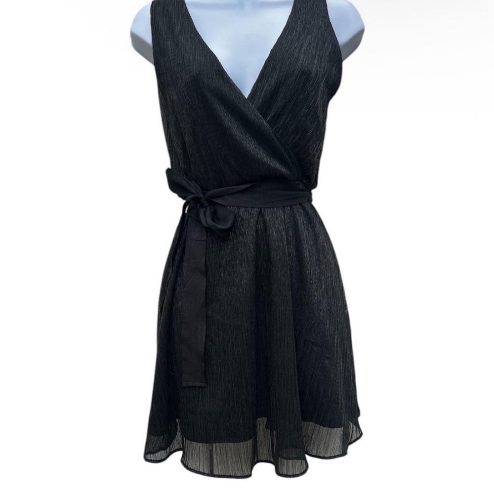 Banana Republic Black Wrap Mini Dress!!